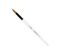 Darwi For You DF1105150018C - Round Acrylic Brush 9.7 mm - Size 18 Soft 100% Synthetic Comfortable - Painting, Designing, Decorating, Crafting, Creative