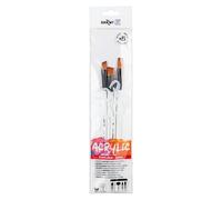 Darwi For You DF1905150K05C - Set 5 Medium Acrylic Paint Brushes
