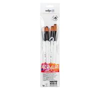 Darwi For You DF1905150K06C - Set 5 Medium paint Acrylic Brushes