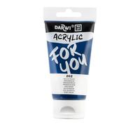 Darwi For You DF5150075262C - Acrylique 75 ml Semi-opaque - 262 Bleu de Prusse PB 15:3 - PB 29 - PBk 7