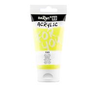 Darwi For You DF5150075723C - Acrylic Transparent Paint - 75ml Neon Yellow