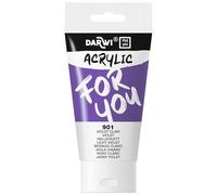 Darwi For You DF5150075901C - Acrylic 75 ml Opaque - 901 Violet PW6 - PW23 Paint Painting Art Leisure Activities - Adults and Children Crafts Colourful
