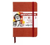 Darwi for You DF80010150007C - Sewn Sketchbook - A6-10.5x14.8cm Terracotta