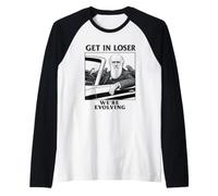 Darwin Evolution Biology Natural Selection Humor Raglan Baseball Tee