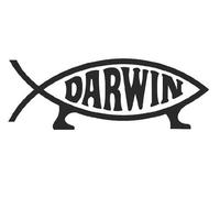 Darwin Funny Bumper Sticker Car Van Bike Sticker Decal, Measures Approx Six x Two Point Five Inches