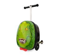 Flyte Darwin The Dino Folding Tri Scooter Suitcase - Green