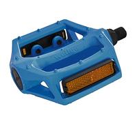 DarXide Wellgo Platform Pedals - Light Blue - 1/2"