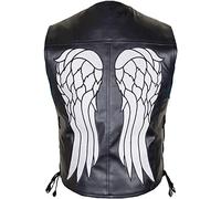 Daryl Dixon Angel Wings Vest | TWD Motorcycle Leather Vest