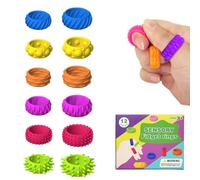 Daryunk 12pcs Fingertip Toys for Kids, Sensory Toys, Suitable for Autism and ADHD, Toys Anxiety Relief for Adults, 6 Styles and Colours