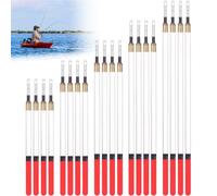Daryunk 20pcs Fishing Floats Set, Coarse Fishing Tackle Accessaries, 5 Sizes of Straight Insert Pole Floats, for Fishing in Stillwater and Running Water