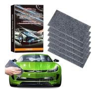 Daryunk 6pcs Car Scratch Nano Sparkle Cloth, Removing Light Colored Paint Scratches, Water Stains, and Vortex Marks, Reusable Polishing Pad for DIY Car Details and Surface Repairs