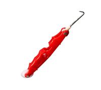 Daryunk Screen Rolling Tool, 45 Degree Stainless Steel Hook and Red Screen Window Piping Roller 2-1 Tool, for Window Fitting Tools or Repair Many Kinds Use