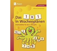 Das 1 x 1 in Wochenplanen.: Arbeitsblatter fur das 2. Schuljahr, Zimmermann.