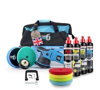 DAS-6 PRO Complete Car Polisher Set I Dual action polisher 900 W plus 4x Menzerna Polishing compound 250ml & 4x polishing pads I Machine polisher for car buffing, clean & scratch removal