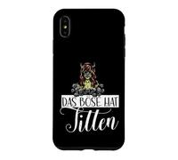 Das Böse hat Titten Gothic Demon Girl Dark Fantasy Case for iPhone XS Max