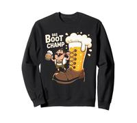 Das Boot Champ Funny Beer Boot Oktoberfest Party Design Sweatshirt