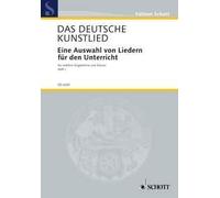 Das deutsche Kunstlied Band 1 Book [Softcover] Vocal and Piano Schott Music