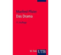 Das Drama. Theorie Und Analyse, Pfister New 9783825205805 Fast Free Shipping.