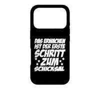 DAS ERWACHEN IST DER ERSTE SCHRITT ZUM SCHICKSAL Case for iPhone 17 Pro