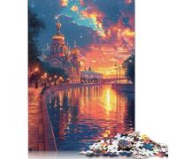 Das farbenfrohe Taj Mahal-Puzzle für Erwachsene und Jugendliche, 1000 Teile, Puzzle für Erwachsene, nachhaltige Puzzlespiele, Weihnachtsgeschenke, 1000 Teile (75 x 50 cm)