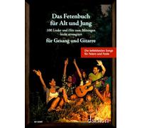 Das Fetenbuch fur Jung Und Alt: 100 Lieder Und Hits Zum Mitsingen Leicht Arrangiert fur Gesang Und Gitarre: 100 Lieder und Hits zum Mitsingen, leicht ... voice and guitar. Recueil de chansons.