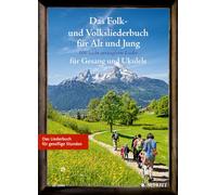 DAS FOLK- UND VOLKSLIEDERBUCH FUR ALT UND JUNG: 100 leicht arrangierte Folksongs und Volkslieder für Gesang und Ukulele. Gesang und Ukulele. Liederbuch.