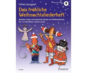 Das fröhliche Weihnachtsliederheft Tune book 1-2 flutes, piano ad libitum (easy