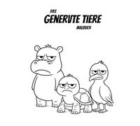 Das genervte Tiere Malbuch: Lustiges Ausmalbuch für Erwachsene und Kinder mit genervten Tieren