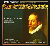DAS GESAMTE ORGELWERK VOL.2 - MOLARDI,STEFANO 2 CD NEW MERULO,CLAUDIO
