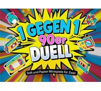 Das große 1 gegen 1 90er-Duell: Retro, bunt, genial. 25 Stift & Papier Spiele für echte Kids der 90er Jahre. Zum Verschenken für Freunde, Eltern oder Paare