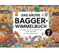 Das große Bagger-Wimmelbuch: ab 2 Jahre: Ein riesiger Such- und Entdeckerspaß auf der Baustelle - mit über 1000 Details! (Wimmelbücher)