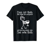 DAS IST BOB X Relaxed Eight-Armed A Pure Organ. Vino T-Shirt