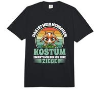 Das Ist Mein Menschen Kostüm Eigentlich Bin Ich Eine Goat Comfort Colors Adult Heavyweight T-Shirt