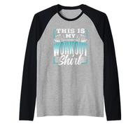 Das Ist Mein Trainingshirt Fitness Gym Sport Workout Raglan Baseball Tee
