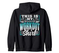 Das Ist Mein Trainingshirt Fitness Gym Sport Workout Zip Hoodie