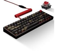 Das Keyboard DeltaForce 65 Urban Camo Mechanical Keyboard - Hot-Swappable Switches, PBT Sublimation Keycaps, CNC Aluminum Gasket Mount, RGB Backlit - Compact Gaming & Typing Keyboard
