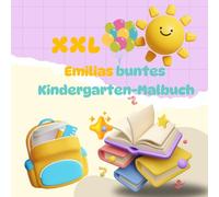 Das Kindergarten-Malbuch für Emilia: Personalisiertes Ausmalbuch für Kinder von 1 bis 6 Jahre - Über 42 einfache Motive zum Ausmalen: Tiere, Fahrzeuge & Spielzeuge - tolle Geschenkidee