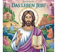 Das Leben Jesu Ausmalbuch für Kinder mit mehr als 40 lehrreichen Ausmalbildern
