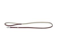 Das Lederband Amsterdam Merlot/Grey Leather Dog Leash, New 10mm 1.30m