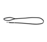 Das Lederband Dog Leash Barcelona Black, New, 1.30 m, 10 mm, Leather