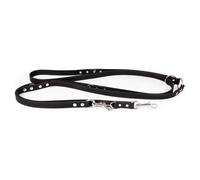 Das Lederband Leather Dog Leash Weinheim Black 300 cm / 12 mm NEU