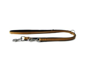 Das Lederband Roma Dog Leash Leather Strap Sand/Black, Various Sizes, New