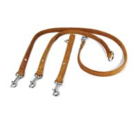Das Lederband Universal Dog Leash Toronto Cognac/Cognac, Multiple Sizes, New