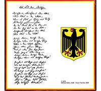 Das Lied der Deutschen / Deutschlandlied / Zur Geschichte des Deutschlandliedes / 1978 / Bildhülle / Wilfried Böhm # A-3800 / Deutsche Pressung / 7" Vinyl Single-Schallplatte /