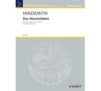 Das Marienleben soprano and piano or orchestra Hindemith New Version Schott Musi