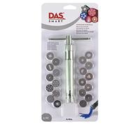 DAS Metal Clay Extruder, 20 Assorted Shapes, Ideal for Professional Clay Users