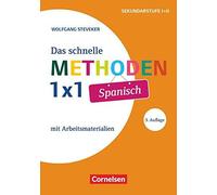 Das schnelle Methoden-1x1 Spanisch: Differenzie, Steveker Paperback.