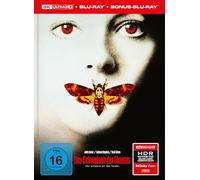 Das Schweigen der Lämmer - Limitiertes Mediabook - Cover A (4K Ultra HD+Blu-ray+Bonus-Blu-ray) [Region B] [1991]