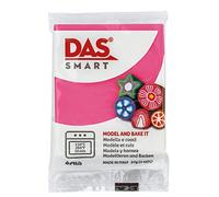 DAS Smart Oven Bake Modelling 57g Clay, Geranium Pink, For Professionals and Hobbyists