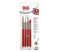 DAS Smart Professional Clay Tools, 4 Assorted Pieces, Clay Sculpting, Clay Carving, Pottery, For Professionals & Hobbyists